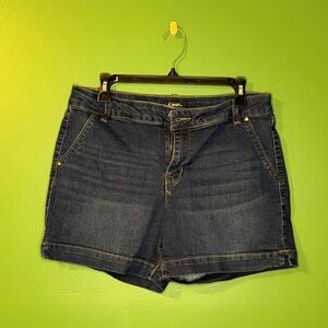 d. jeans Indigo Denim Shorts